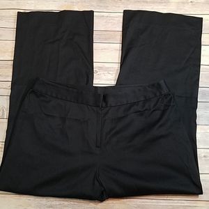St John Sport black wide leg pants 14